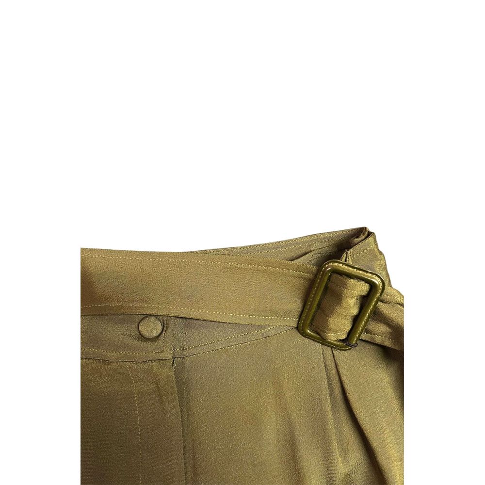 Green Viscose Women Pants