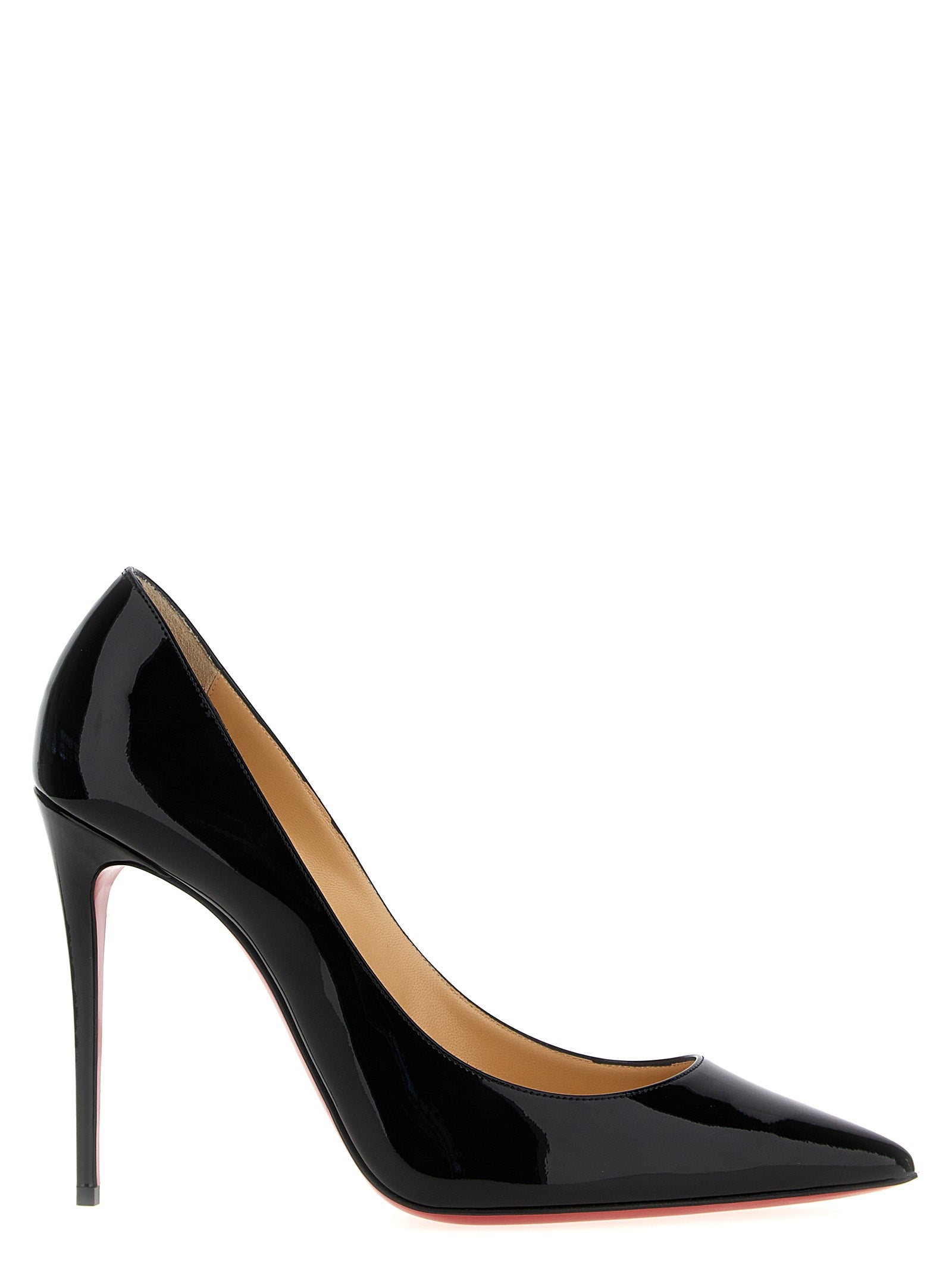 Black Calfskin High Heel Pumps