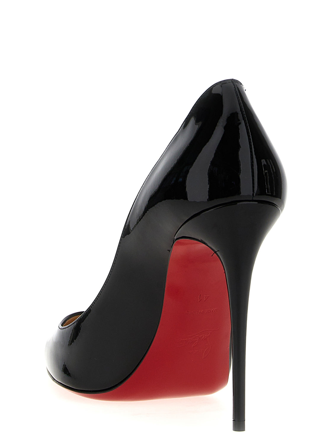 Black Calfskin High Heel Pumps