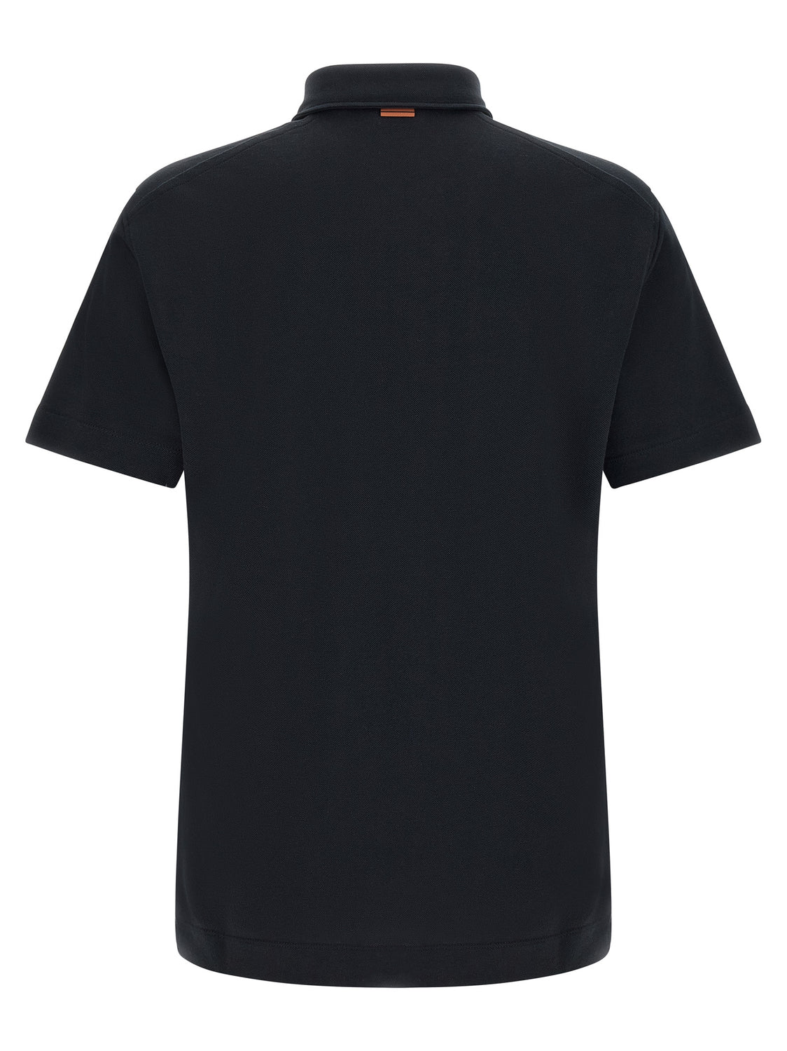 Blue Cotton Polo Shirt