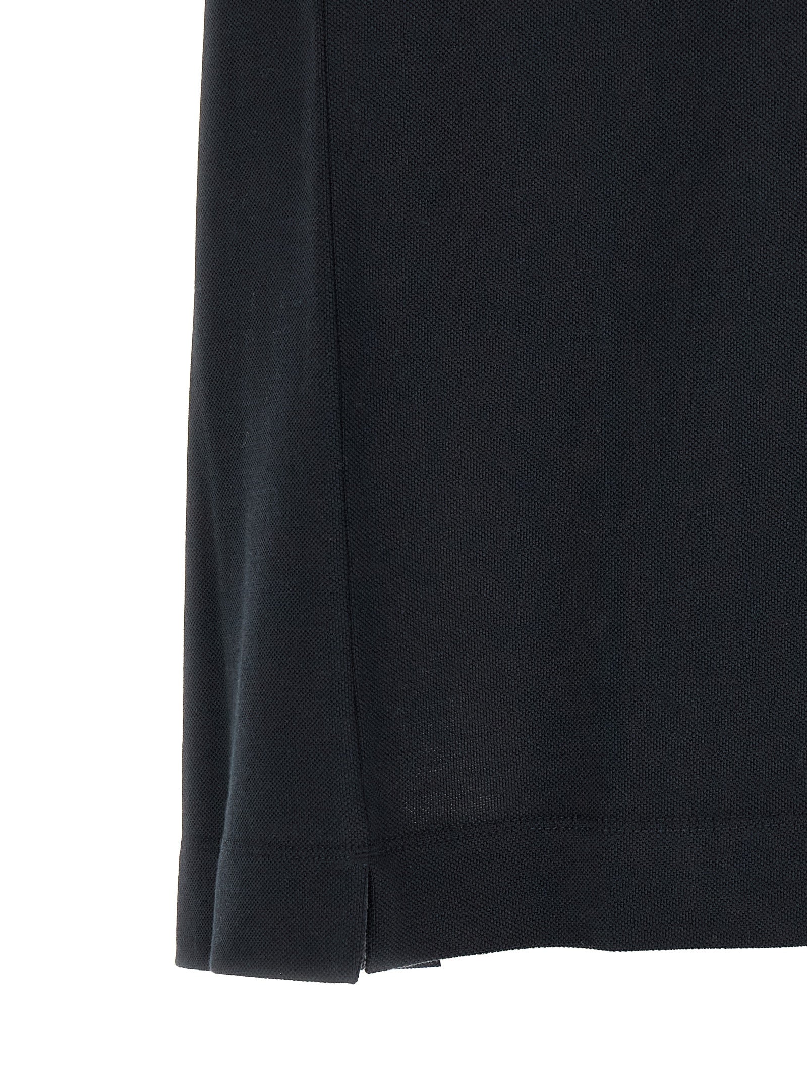 Blue Cotton Polo Shirt