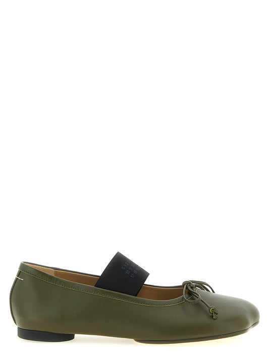 Bicolor Lambskin Ballet Flats