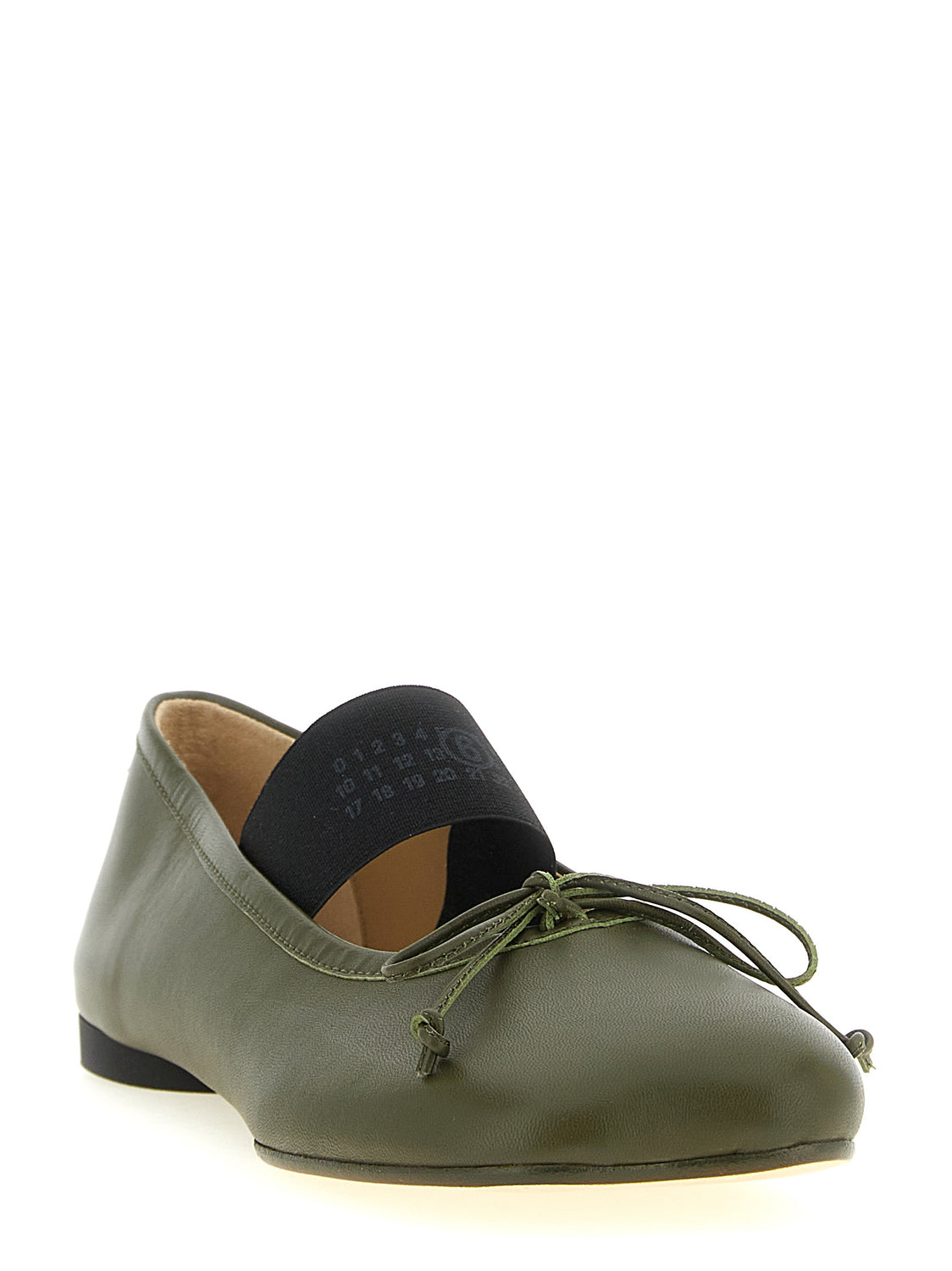 Bicolor Lambskin Ballet Flats