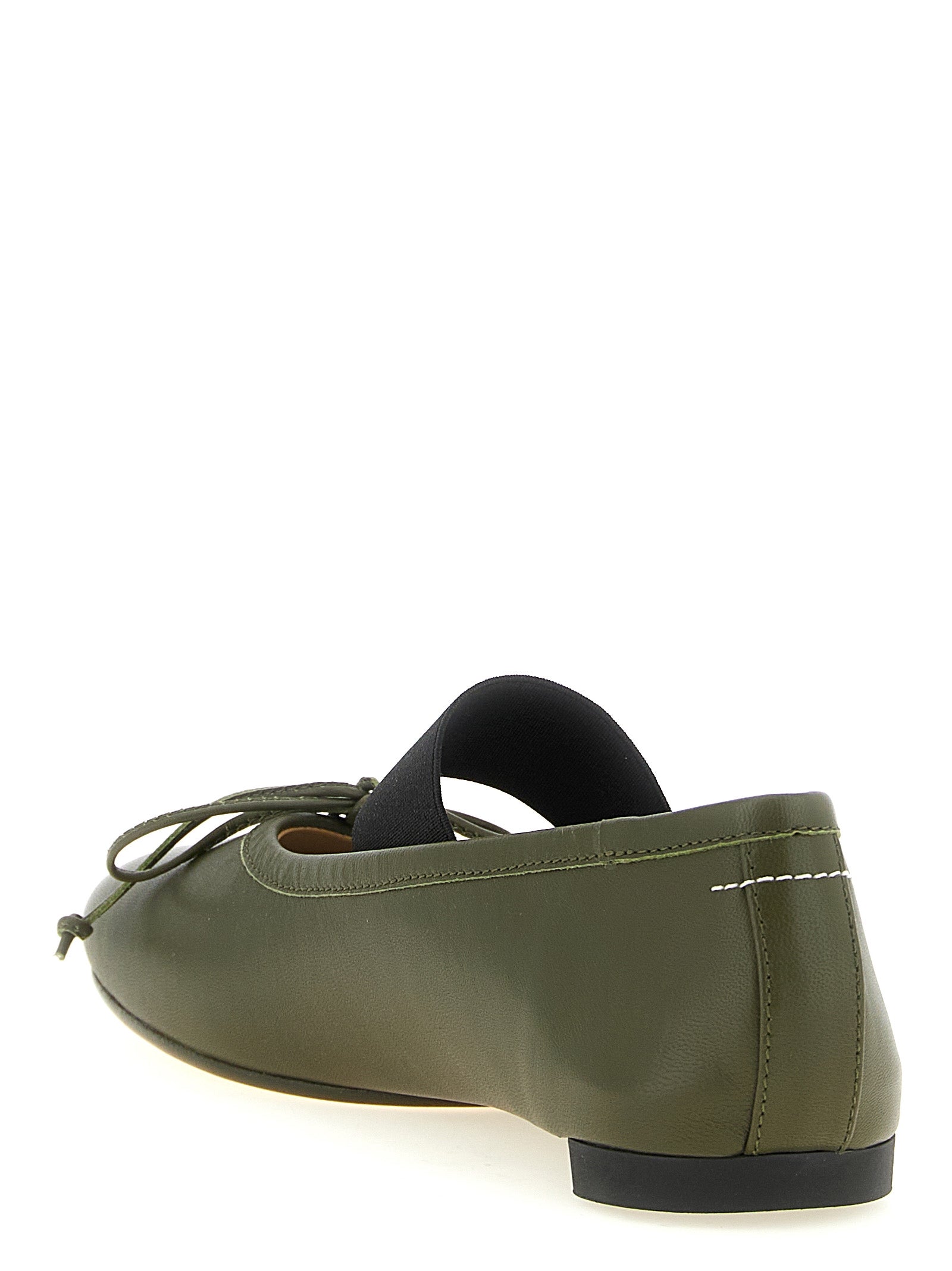 Bicolor Lambskin Ballet Flats