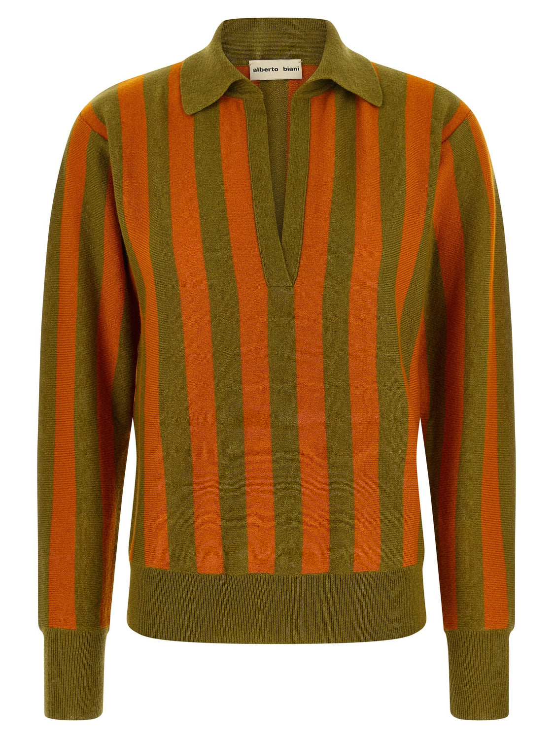 Multicolor Cashmere Polo Shirt