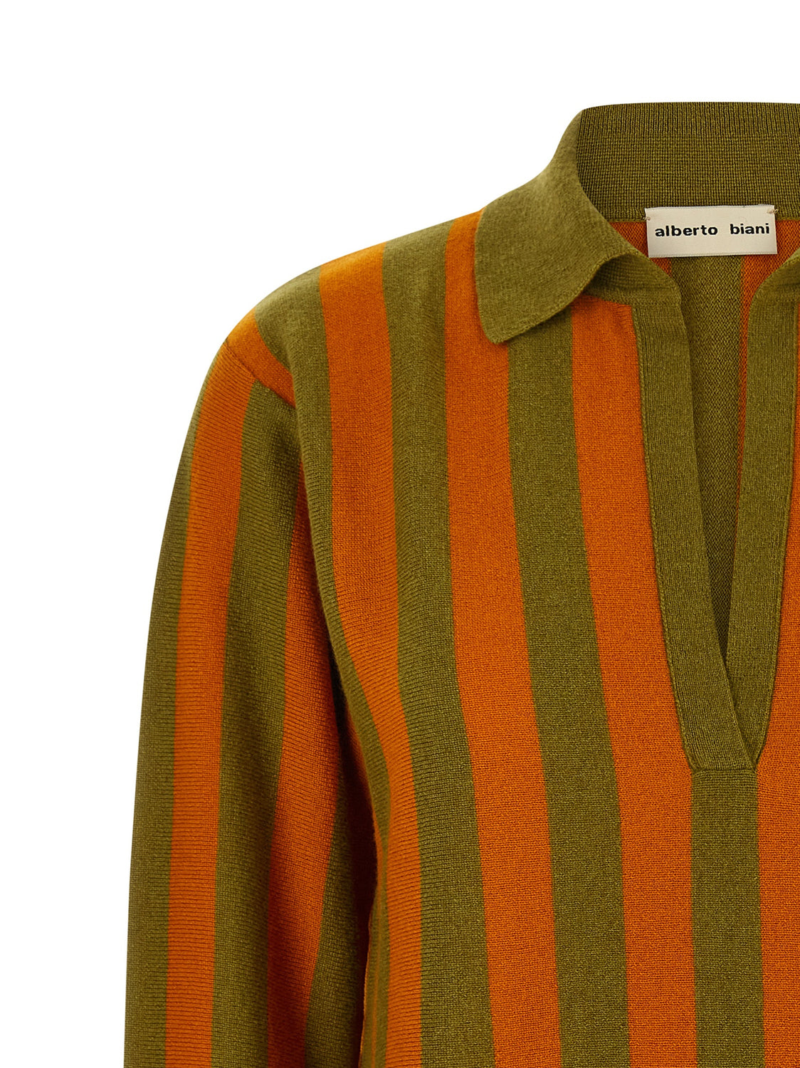 Multicolor Cashmere Polo Shirt