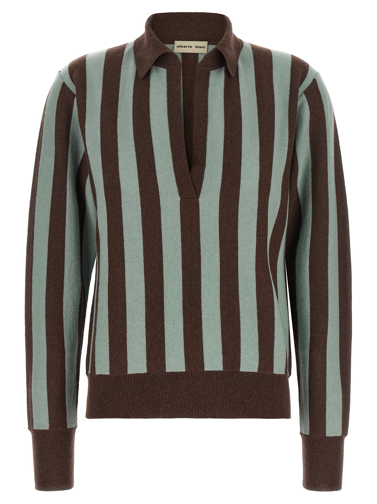Multicolor Cashmere Polo Shirt