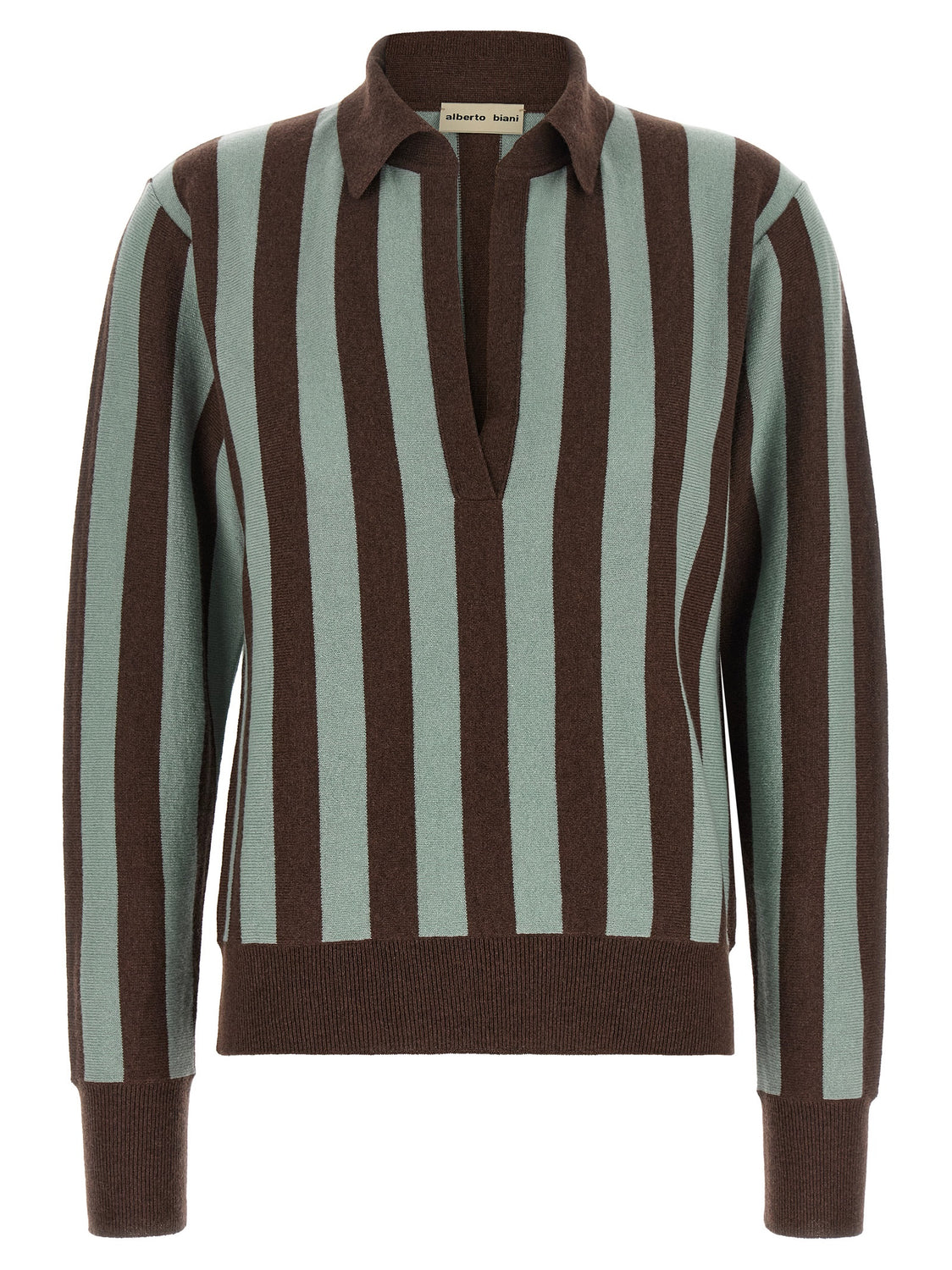 Multicolor Cashmere Polo Shirt