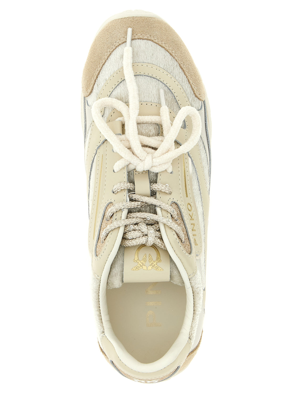 White Leather Low Top Sneakers