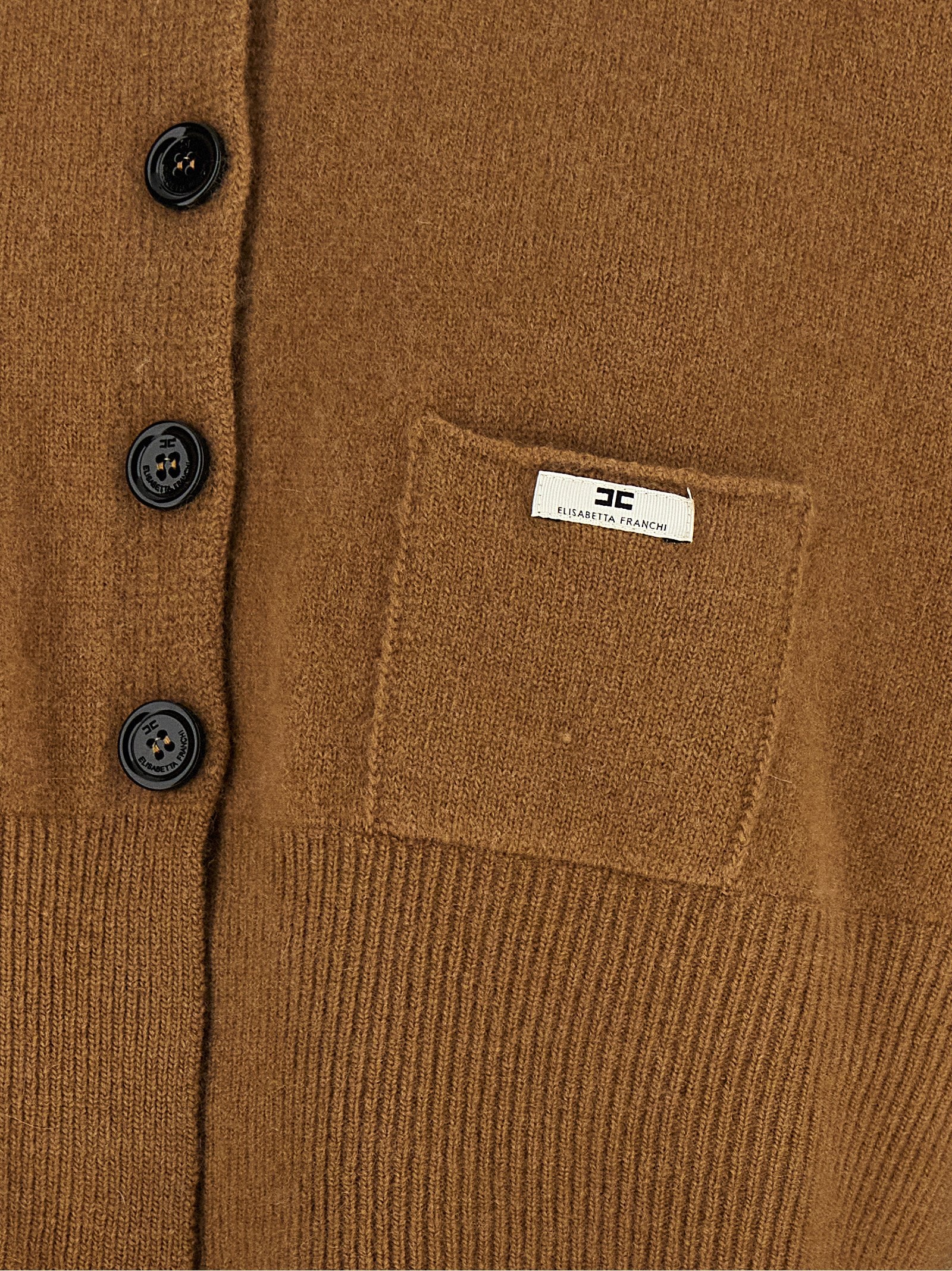 Brown Wool Cardigan