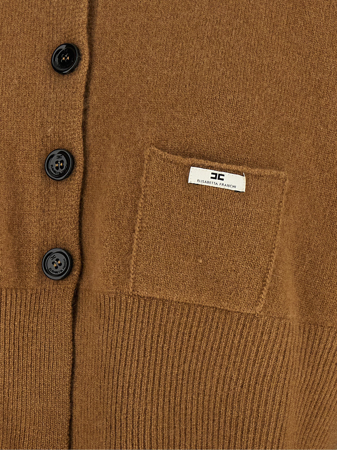Brown Wool Cardigan