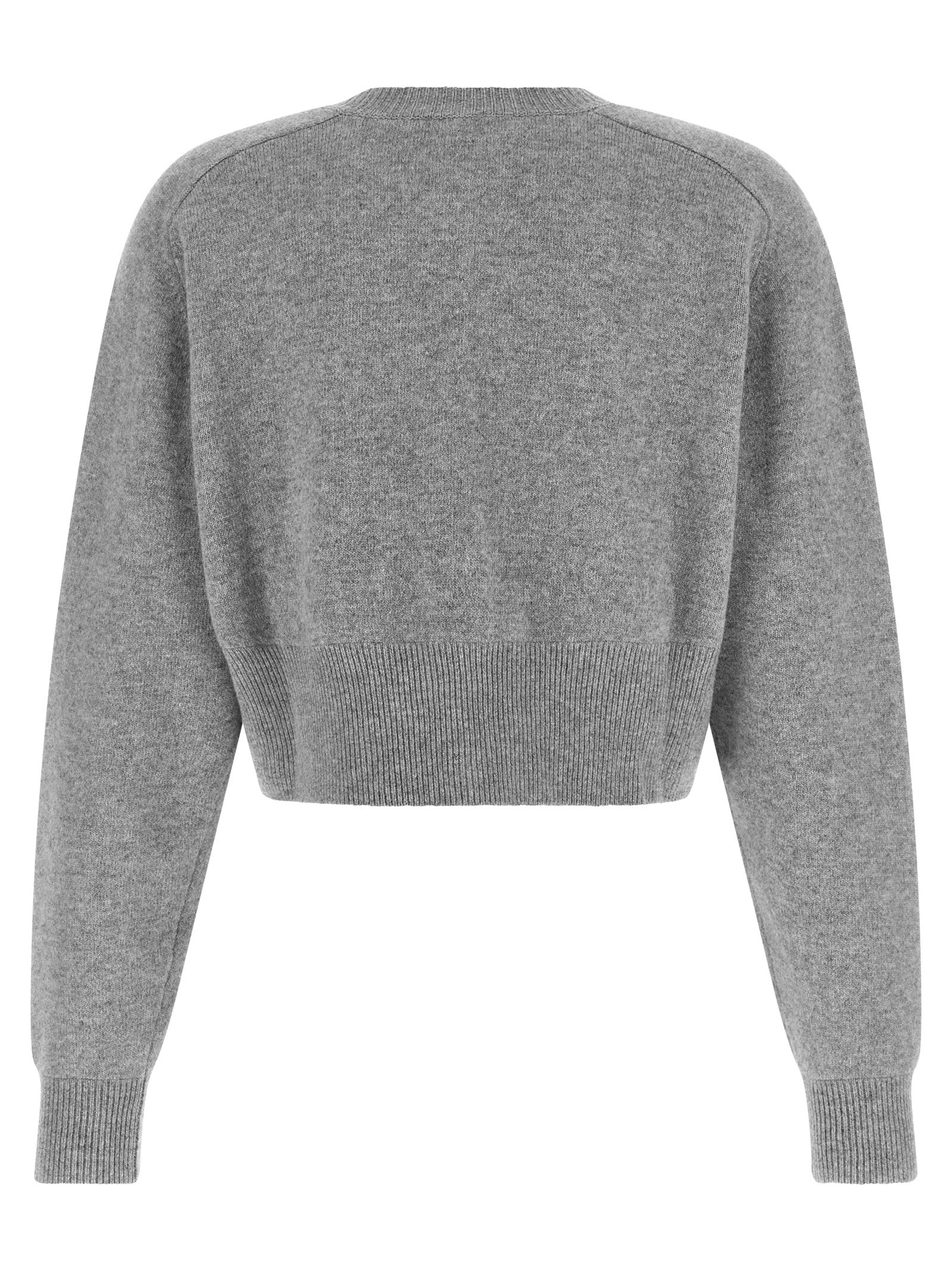 Gray Wool Cardigan
