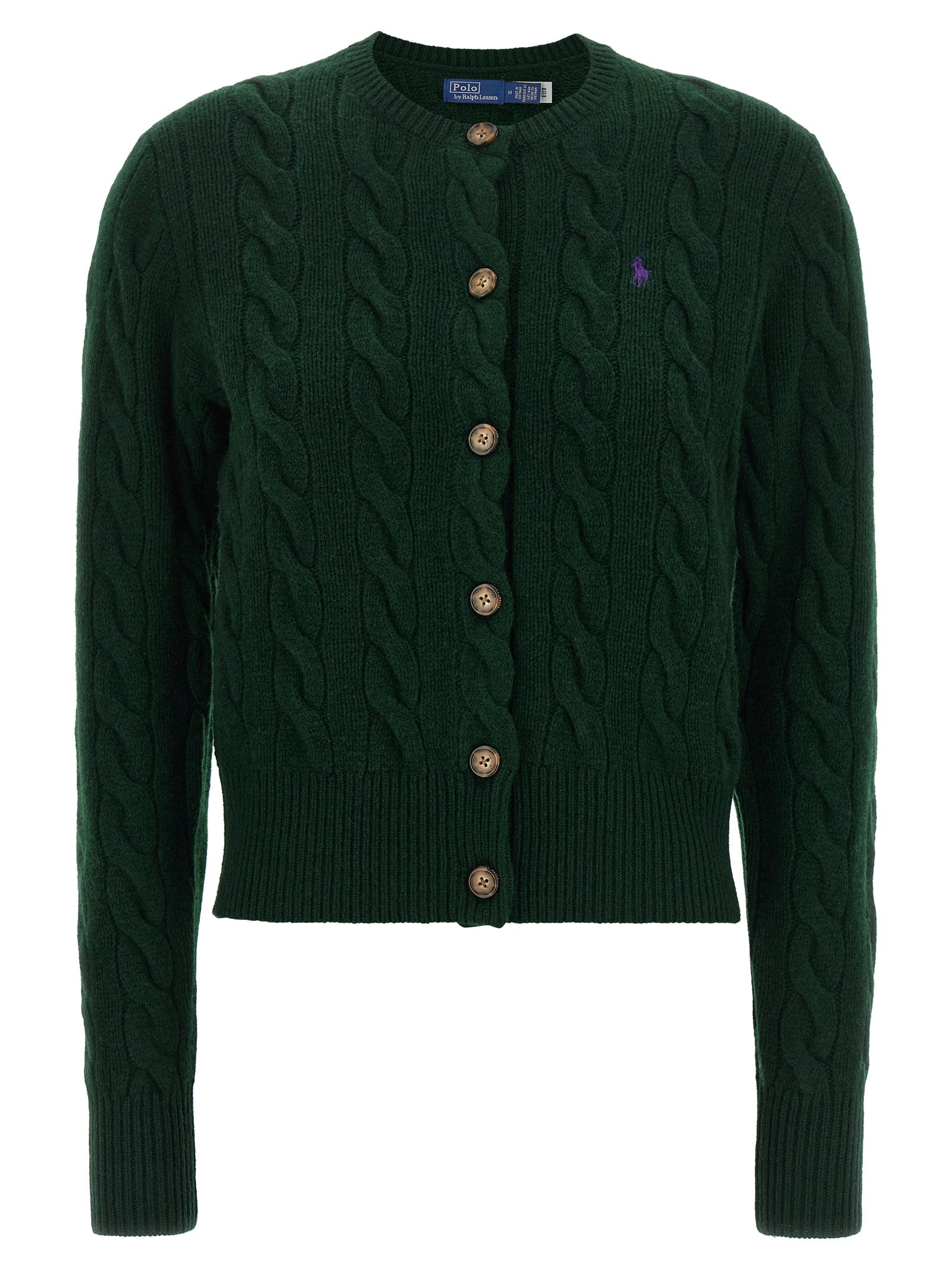 Bicolor Wool Cardigan