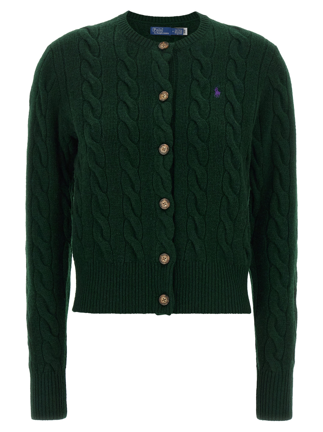 Bicolor Wool Cardigan