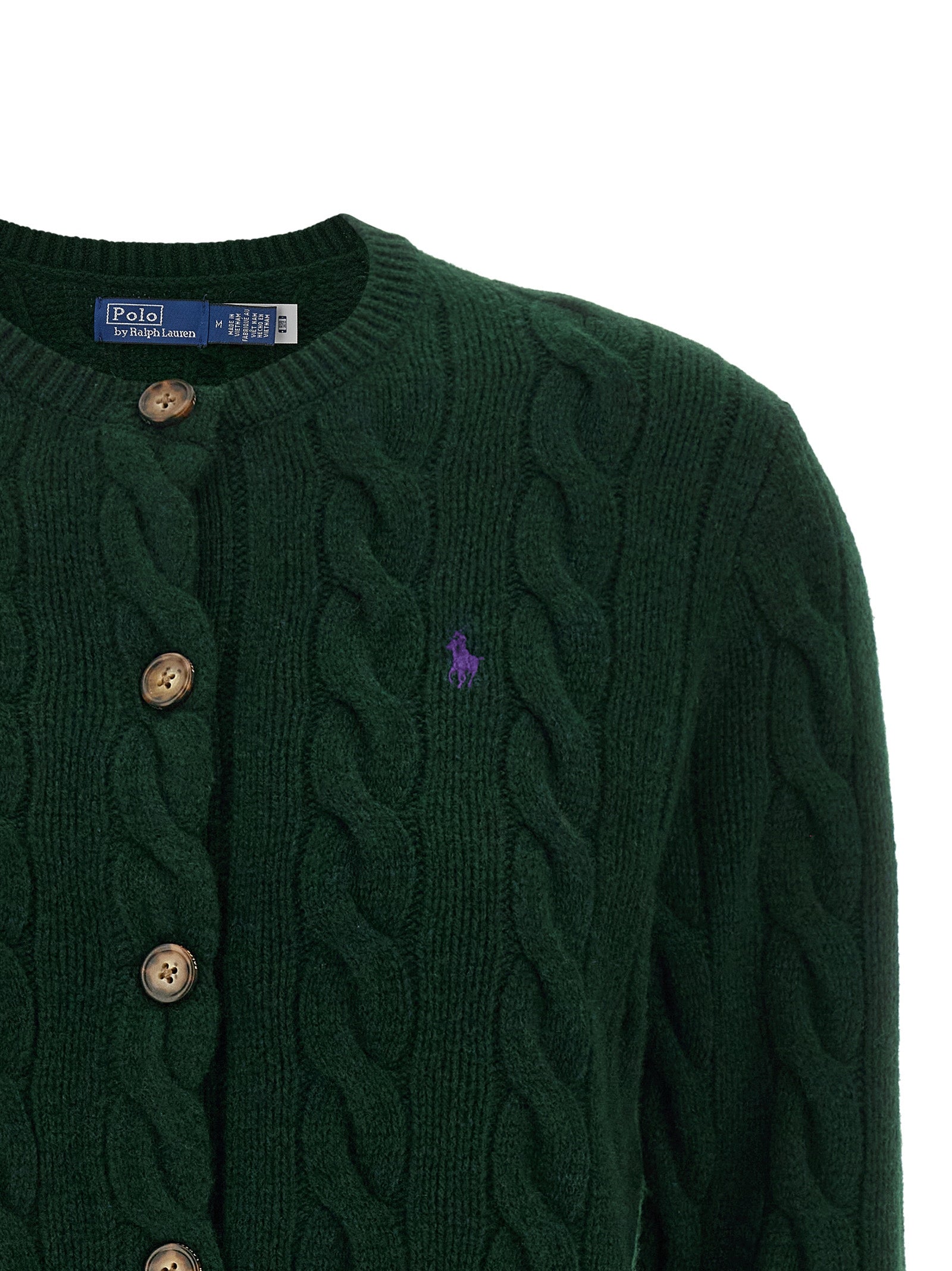 Bicolor Wool Cardigan