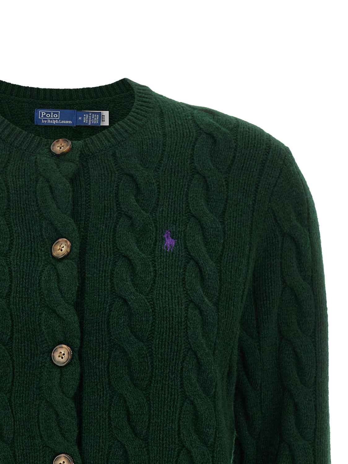 Bicolor Wool Cardigan
