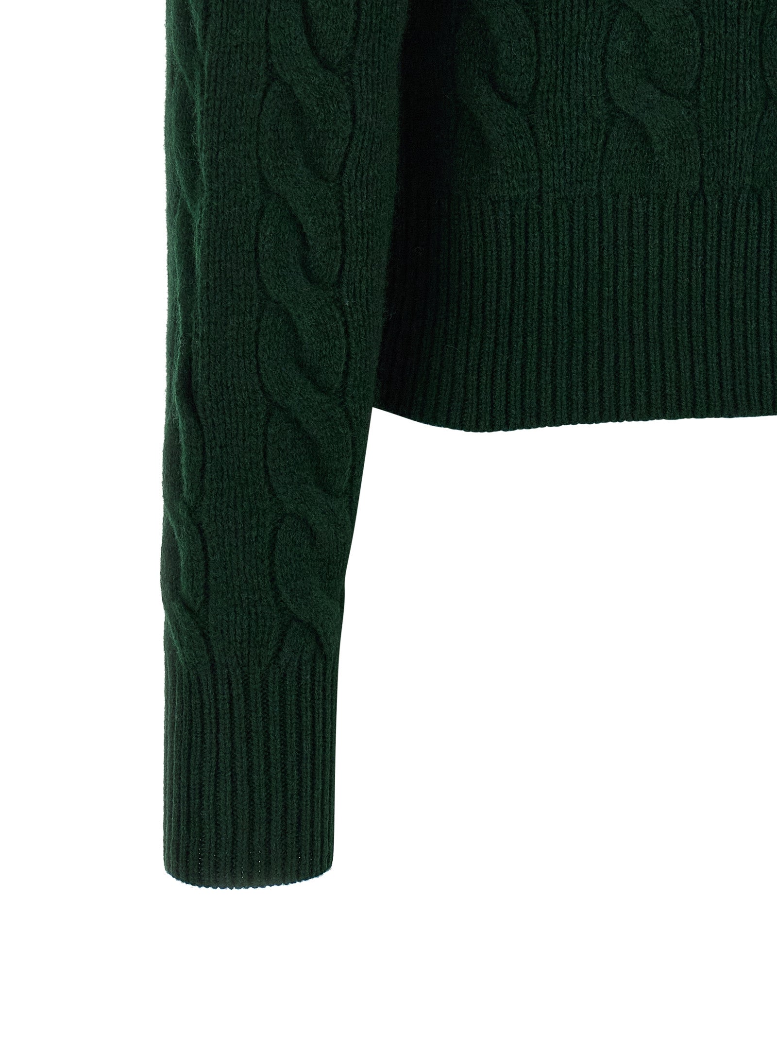 Bicolor Wool Cardigan