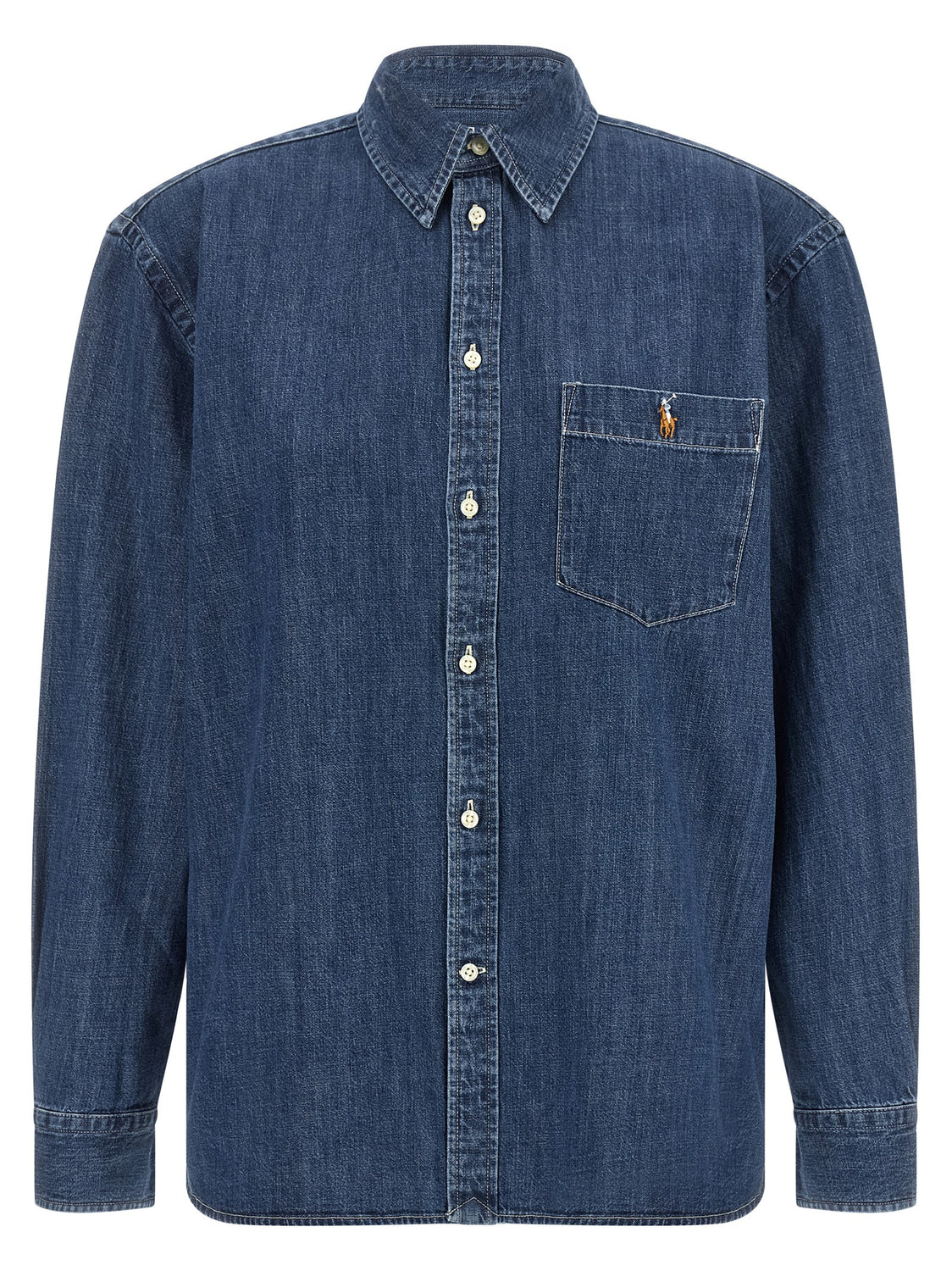 Blue Cotton Blouse