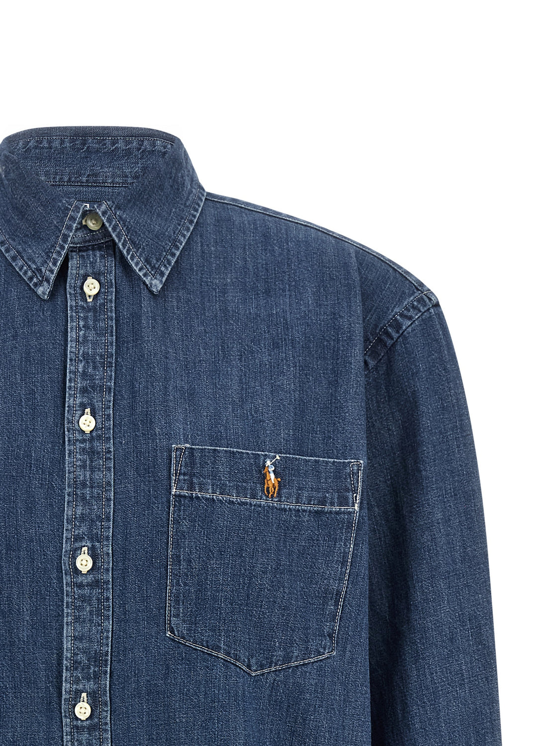 Blue Cotton Blouse