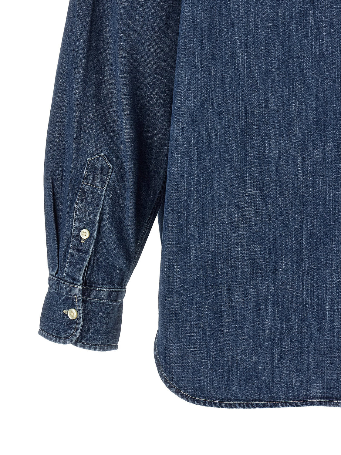 Blue Cotton Blouse