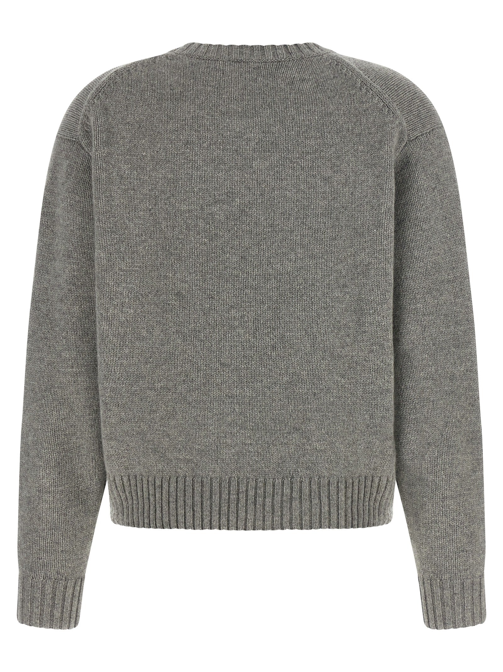 Gray Wool Cardigan