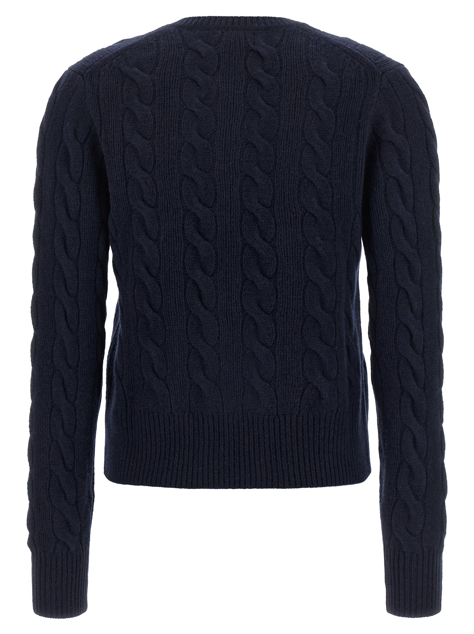 Blue Wool Cardigan