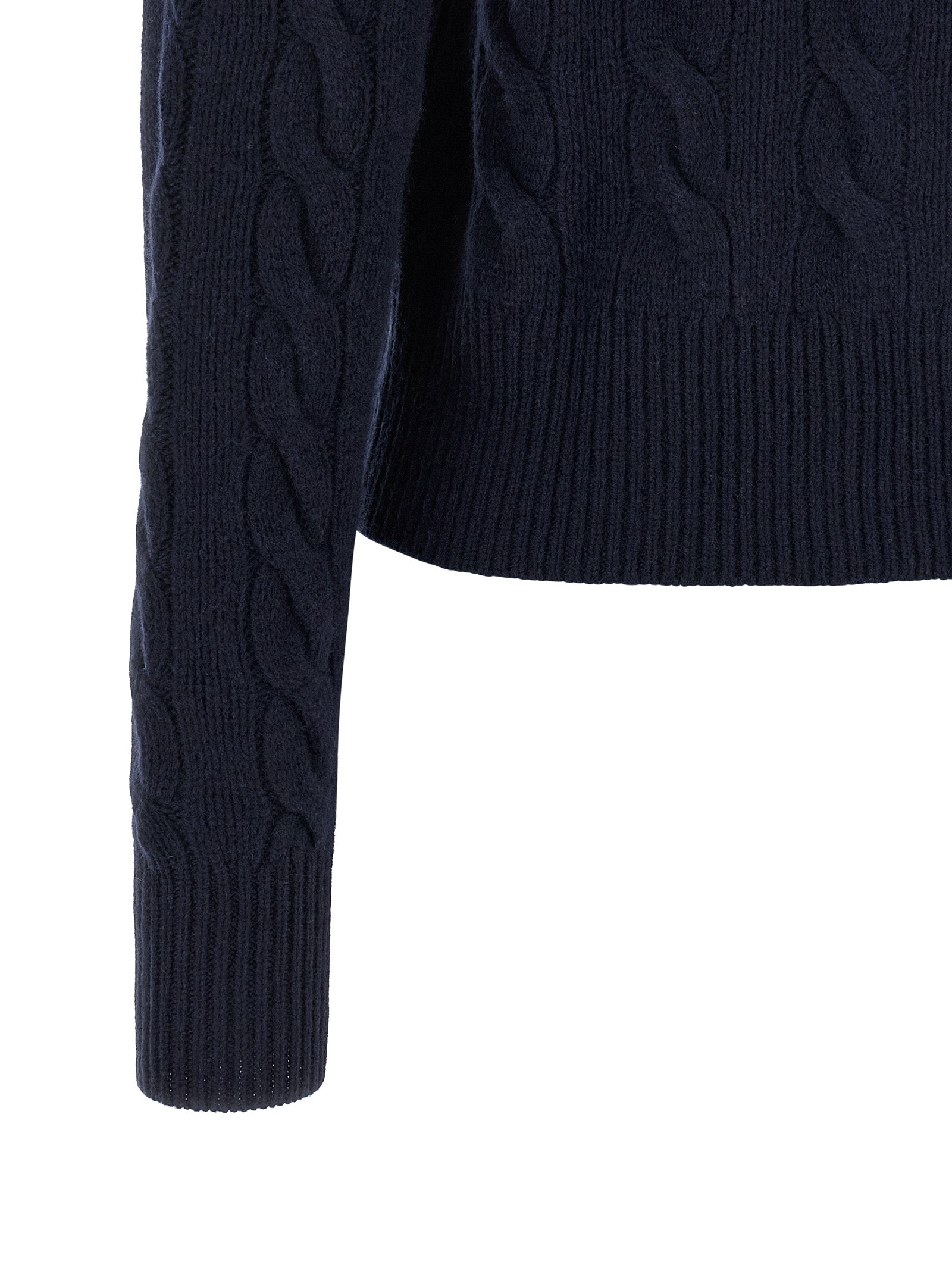 Blue Wool Cardigan