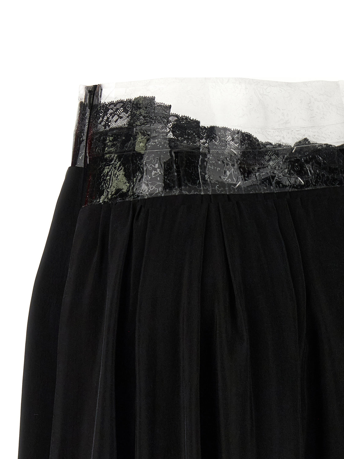 Black Copper Mini Skirt