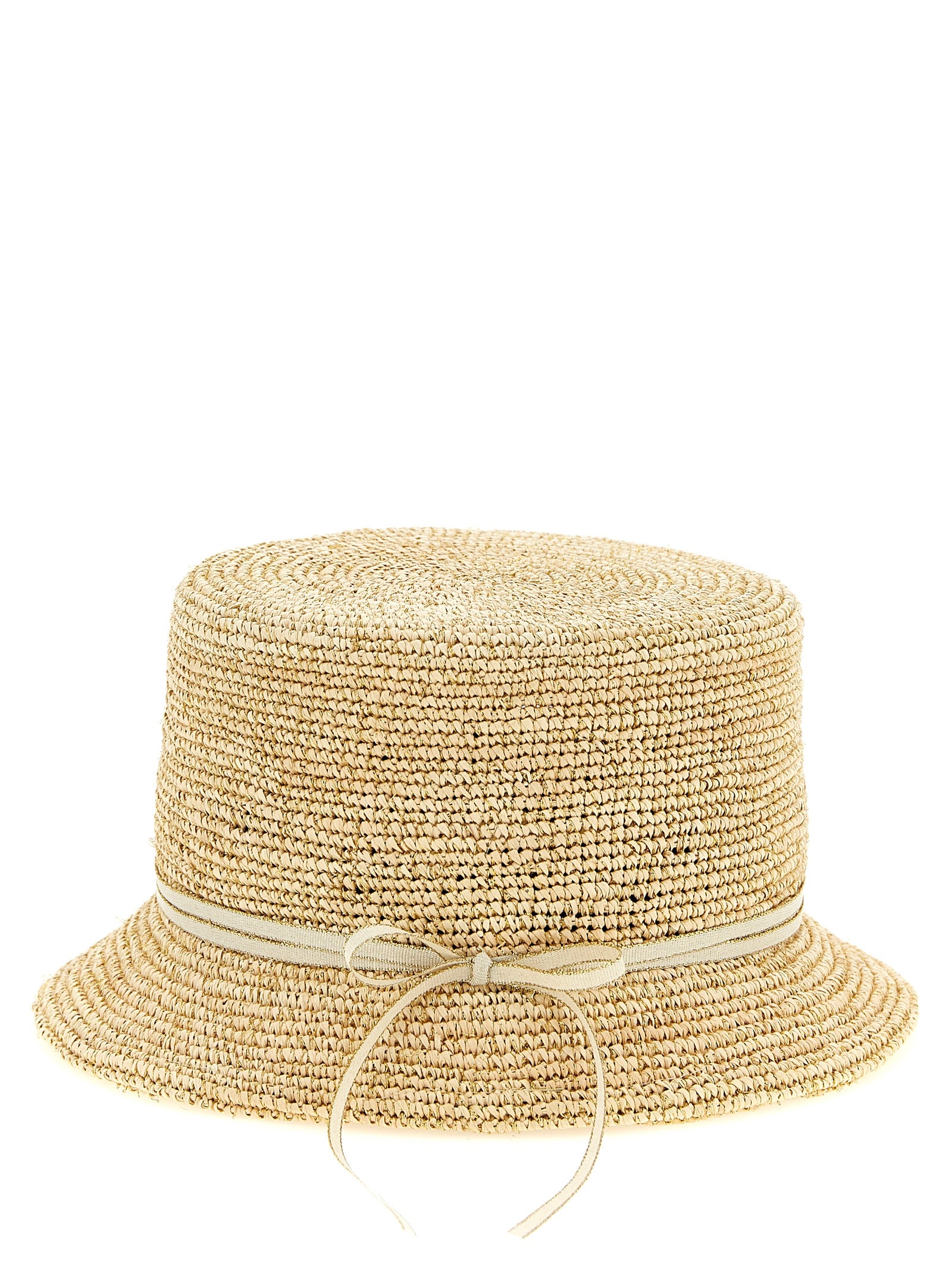 Beige Fabric Sunhat