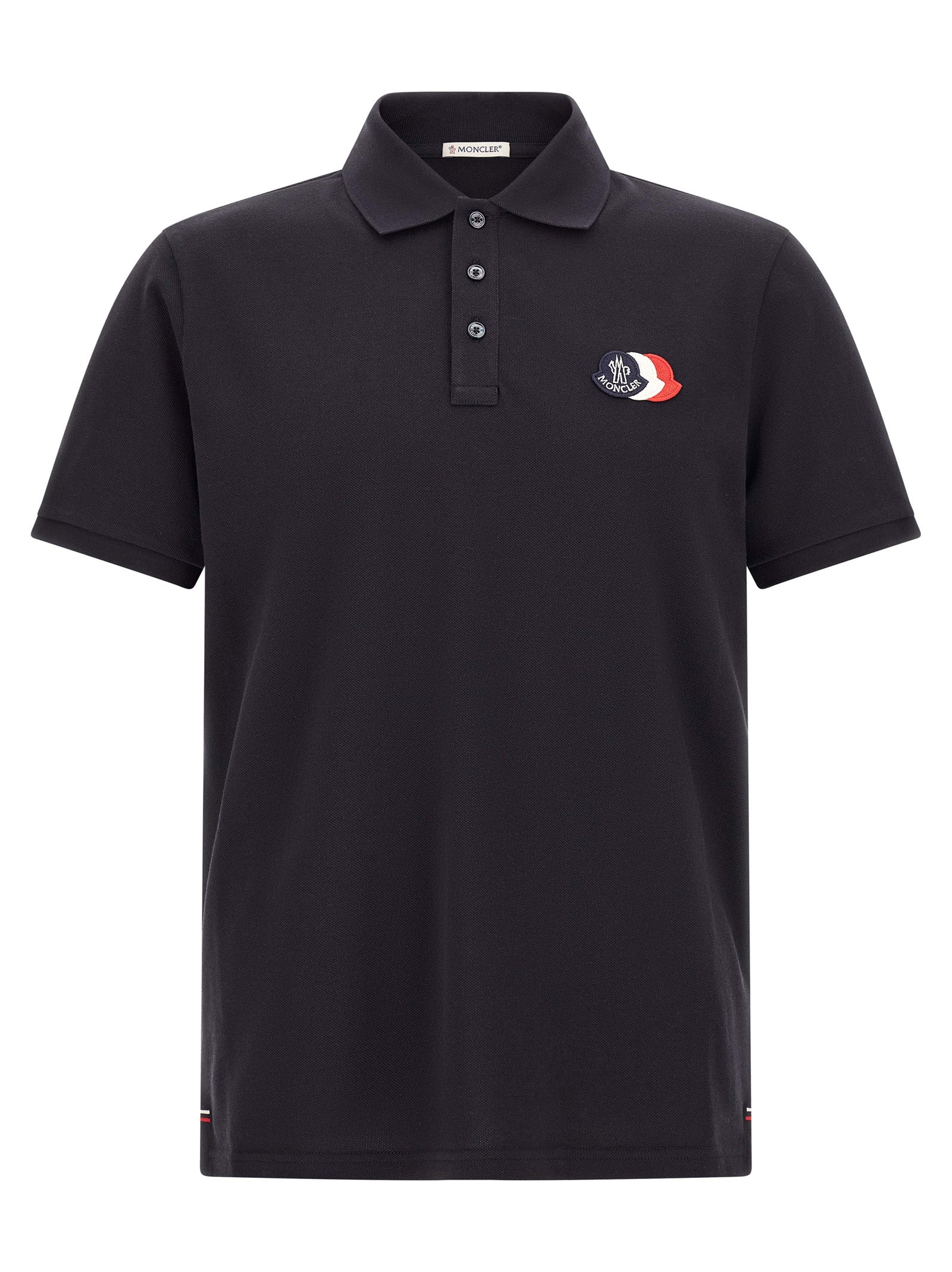 Blue Cotton Polo Shirt
