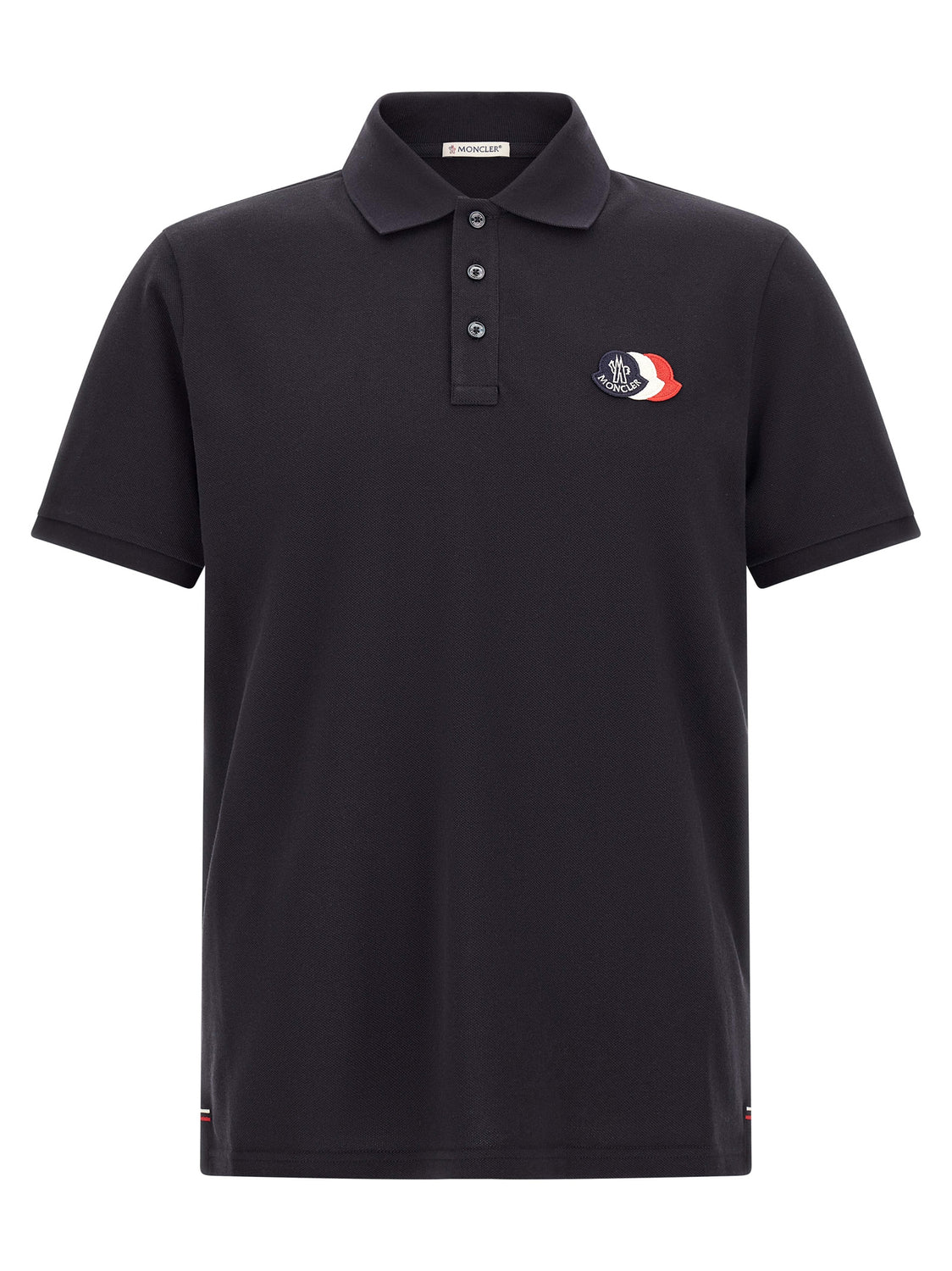 Blue Cotton Polo Shirt
