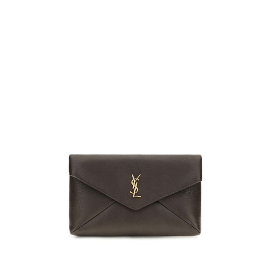 Brown Lamb Ovis Aries Clutch Bag