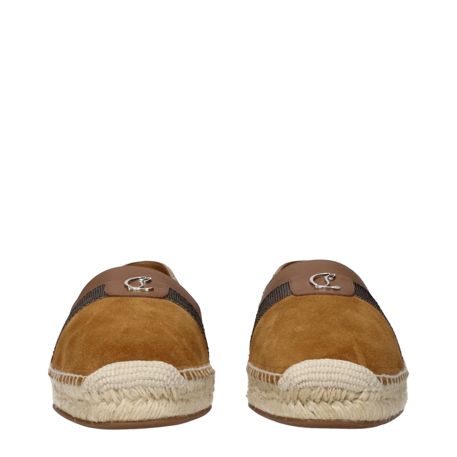 Brown Leather Espadrilles