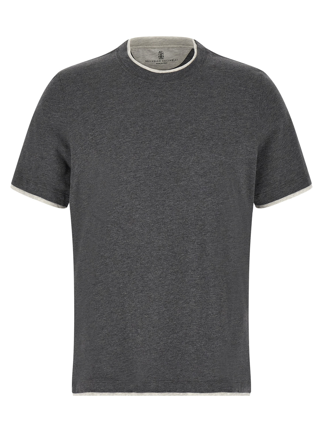 Gray Cotton T-Shirt