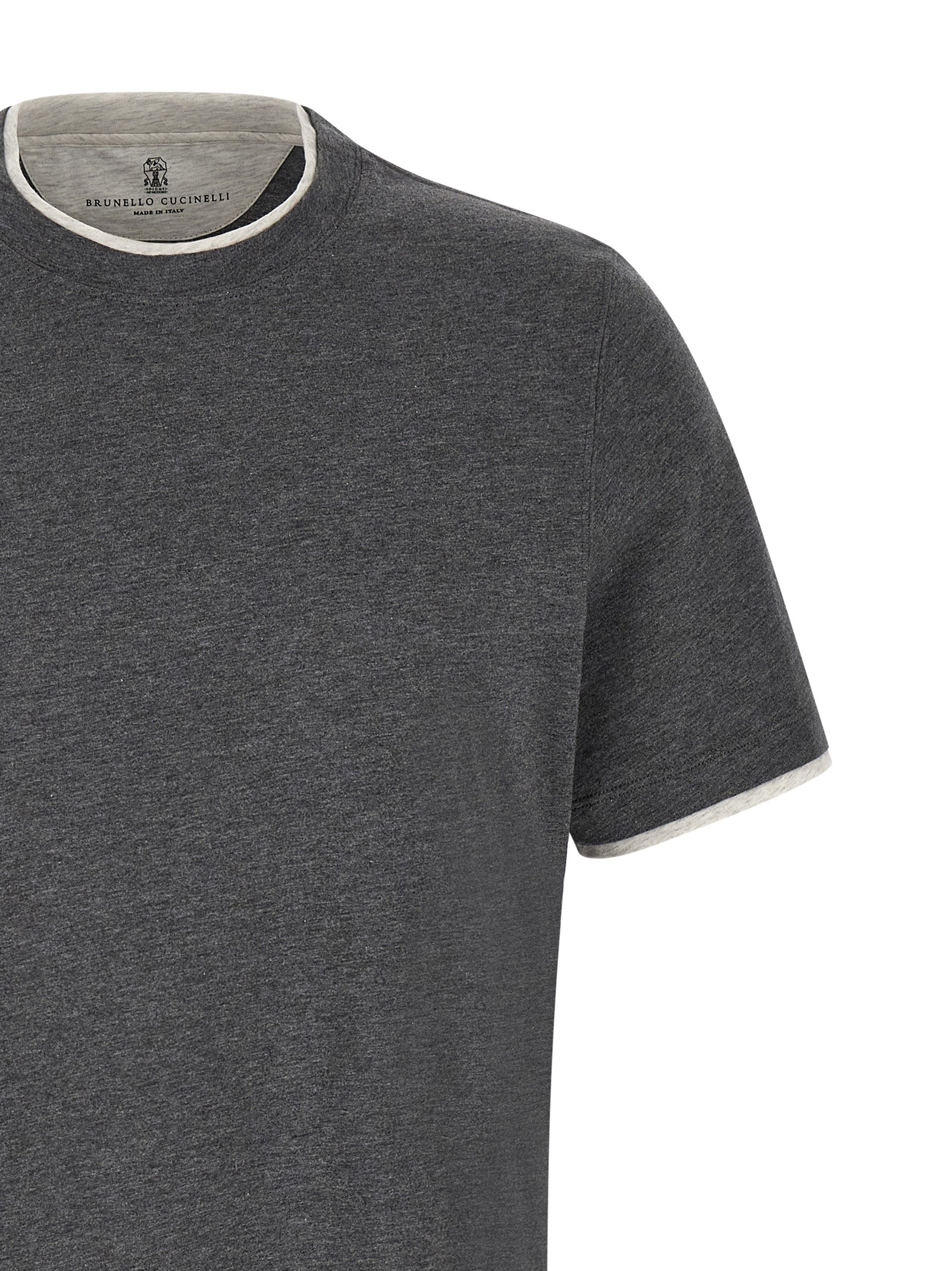 Gray Cotton T-Shirt