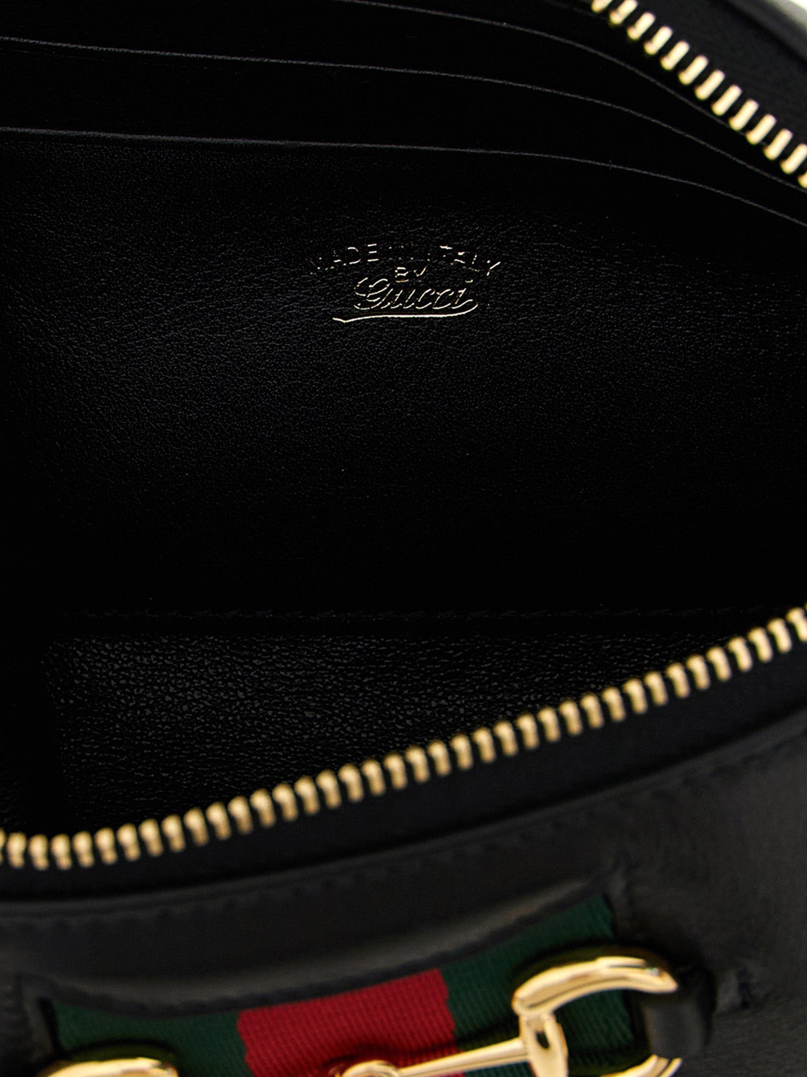 Black Calfskin Shoulder Bag