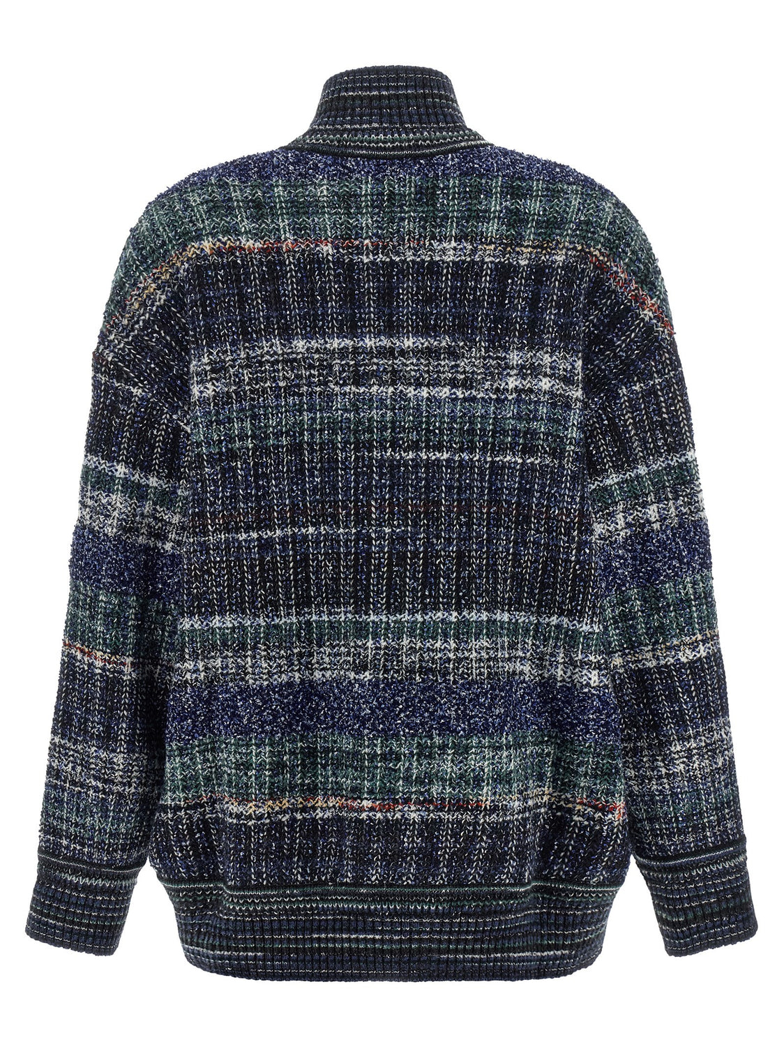 Blue Wool Cardigan