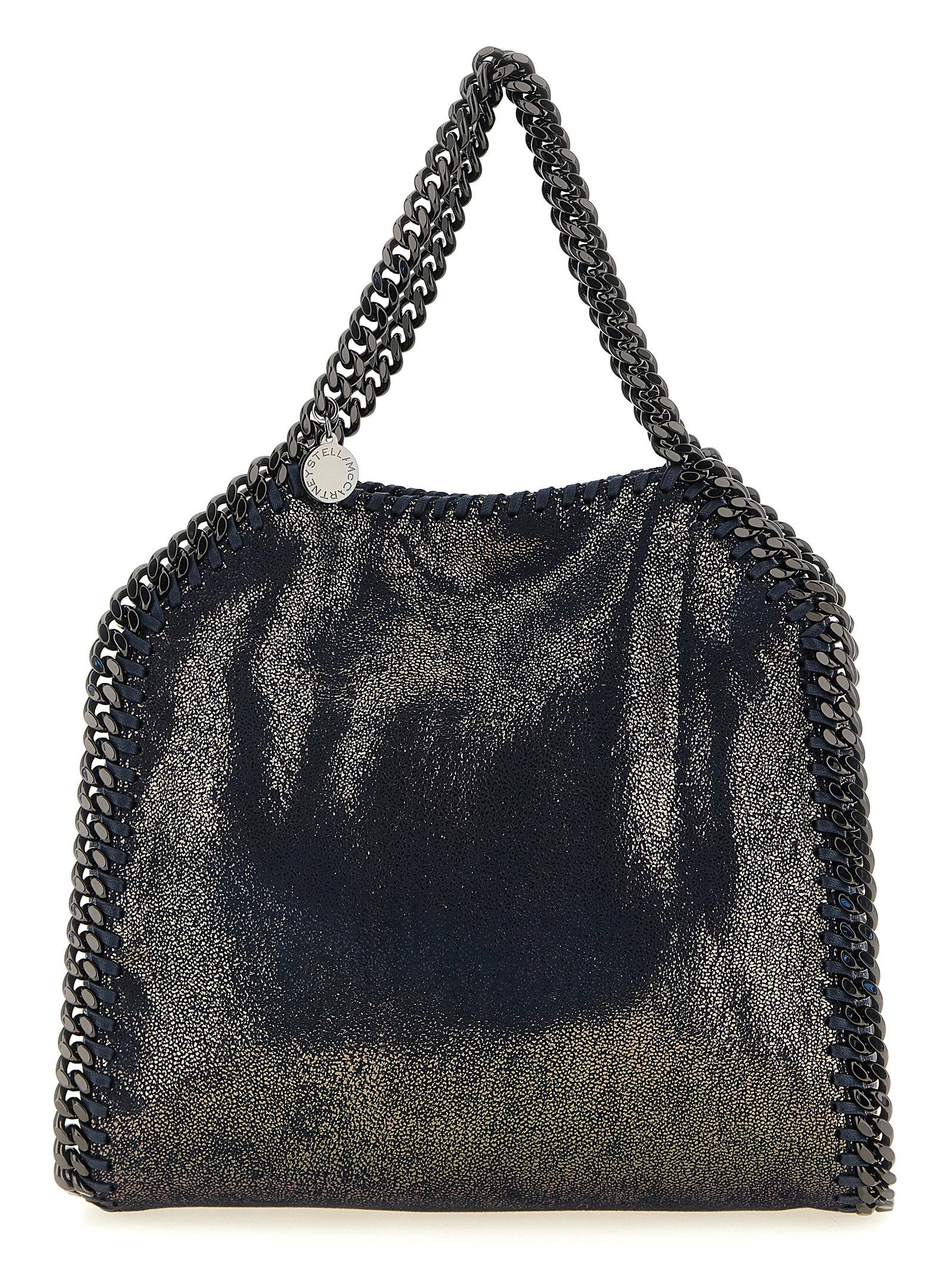 Blue Polyester Handbag