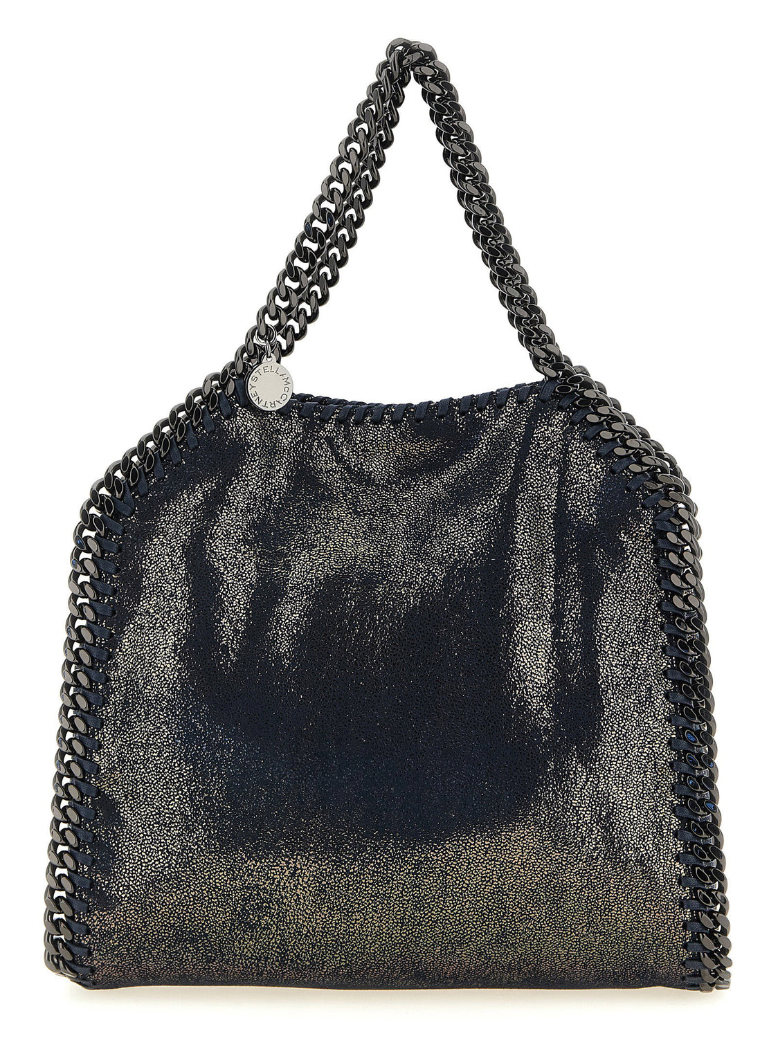 Blue Polyester Handbag