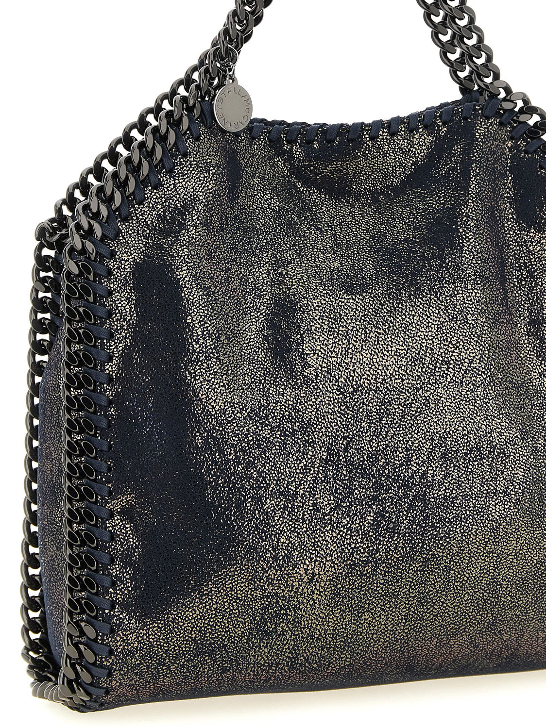 Blue Polyester Handbag