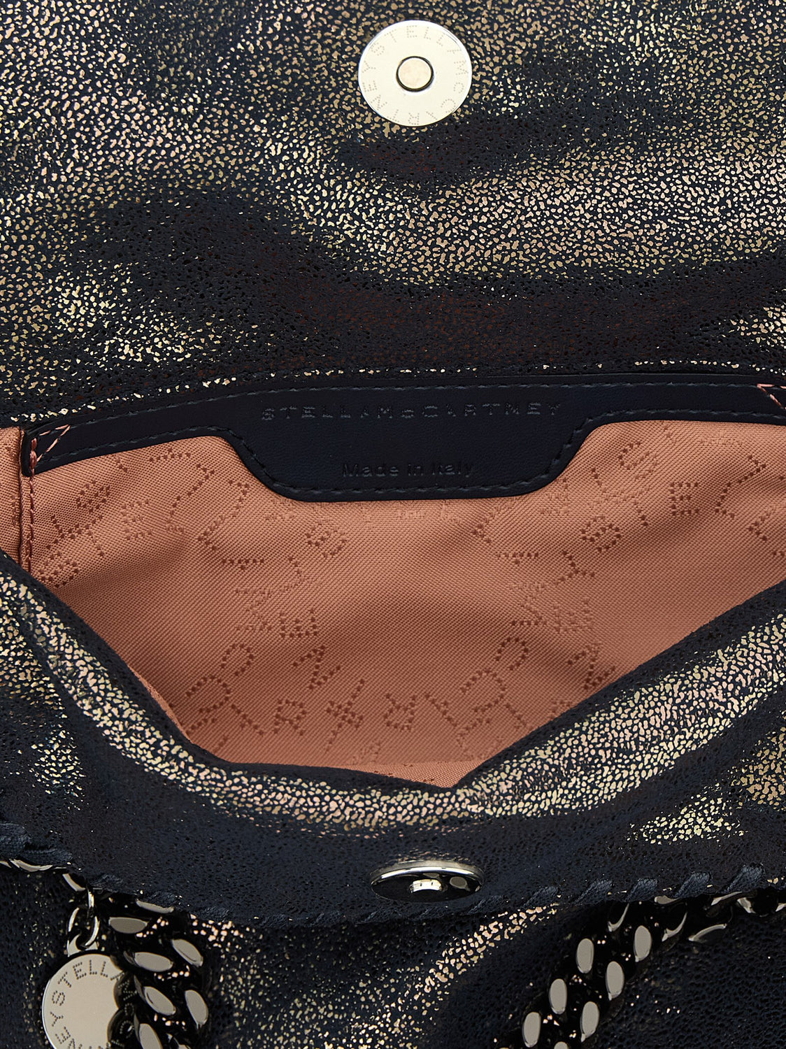 Blue Polyester Handbag