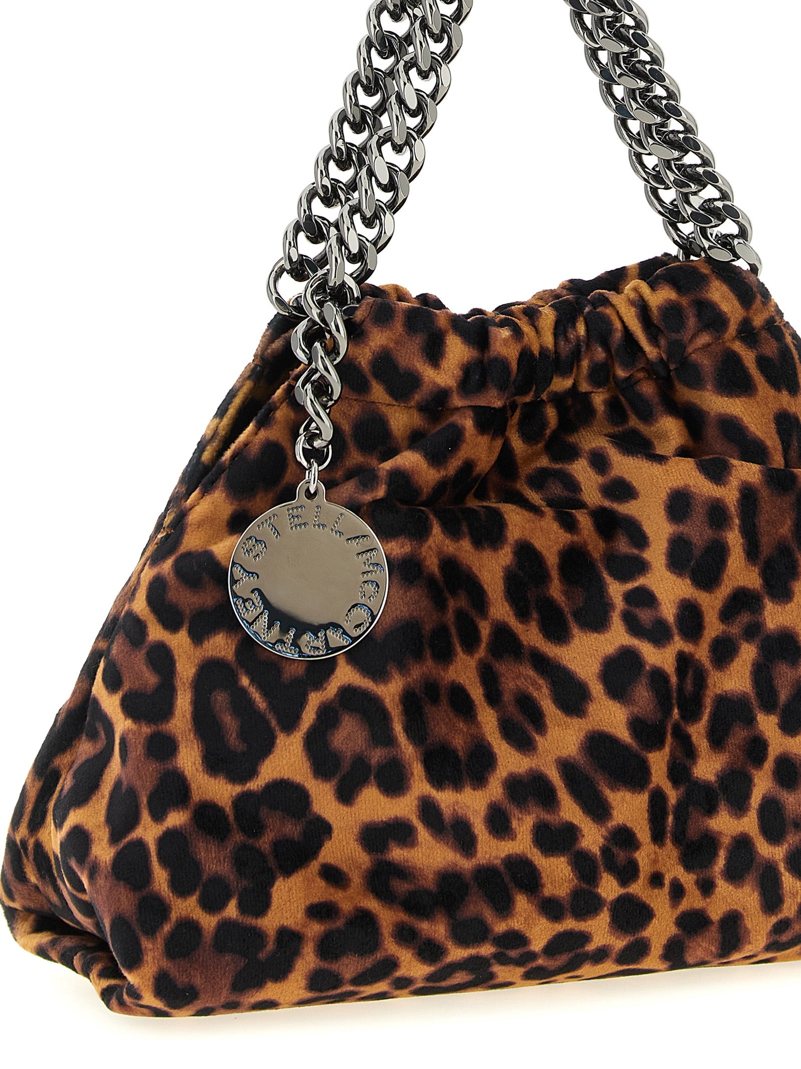 Brown Polyester Handbag