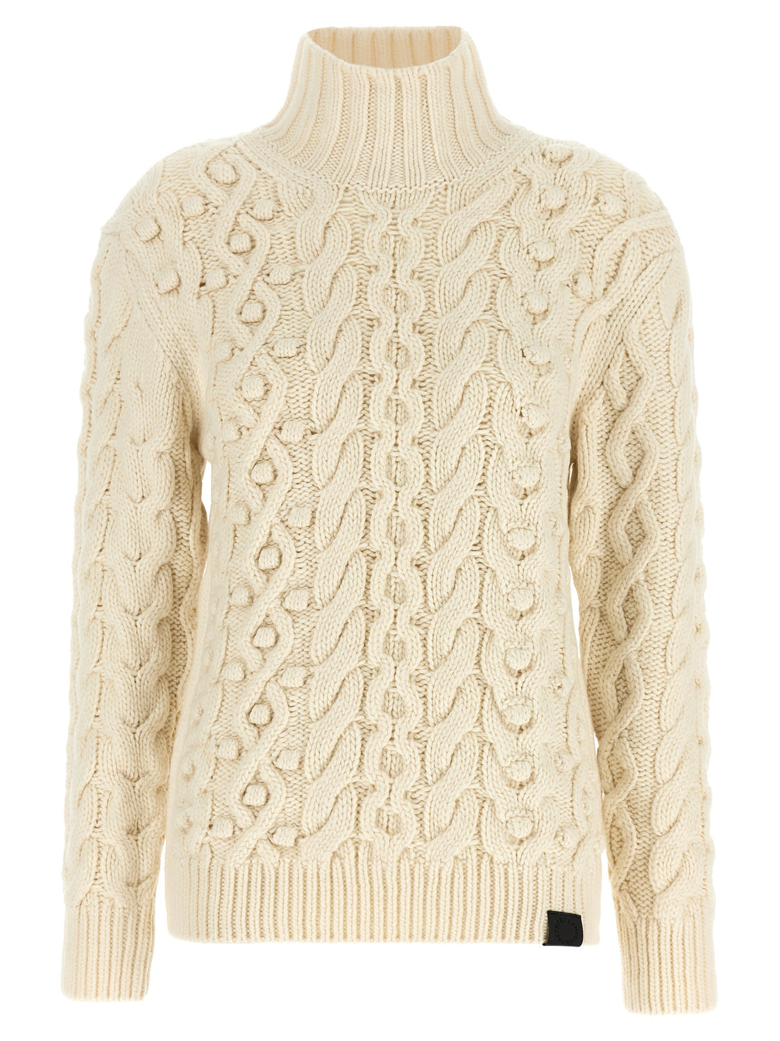 White Virgin Wool Cardigan