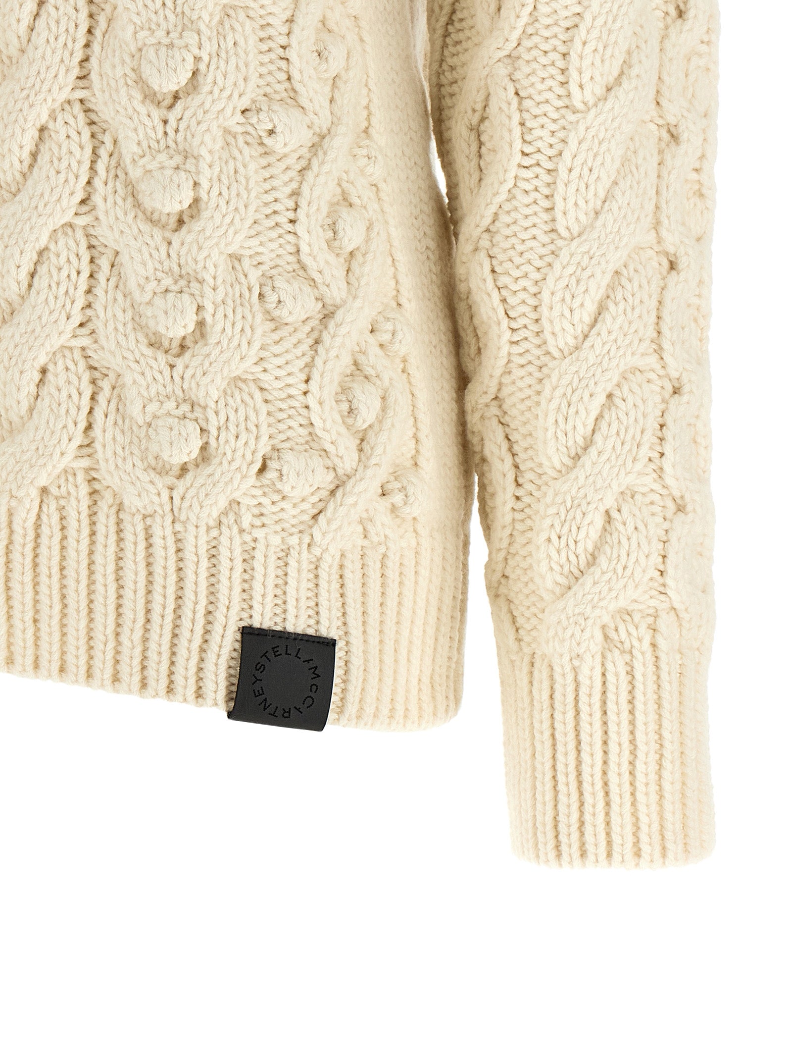 White Virgin Wool Cardigan