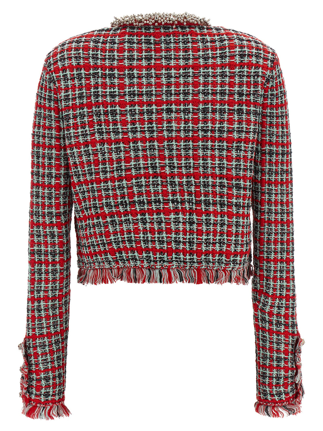Multicolor Cotton Full-Length Jacket