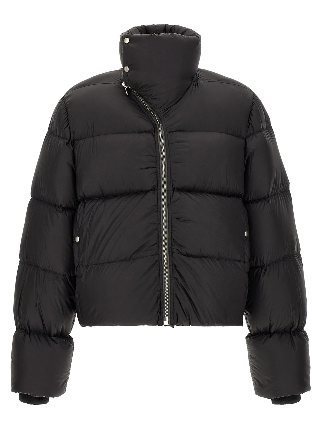 Black Nylon Full-Length Jacket