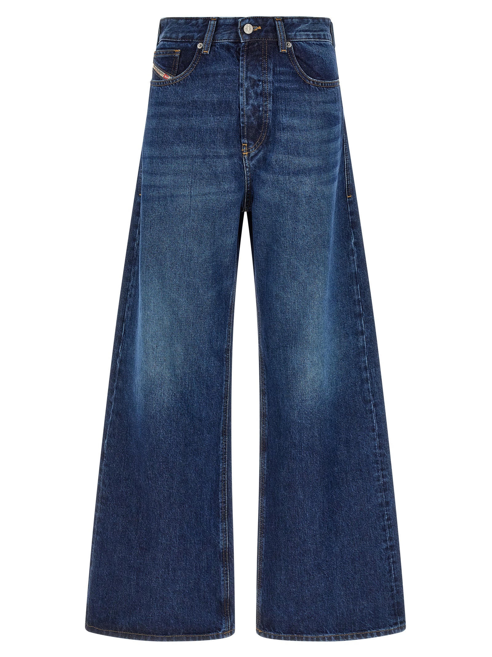 Blue Cotton Jeans Denim
