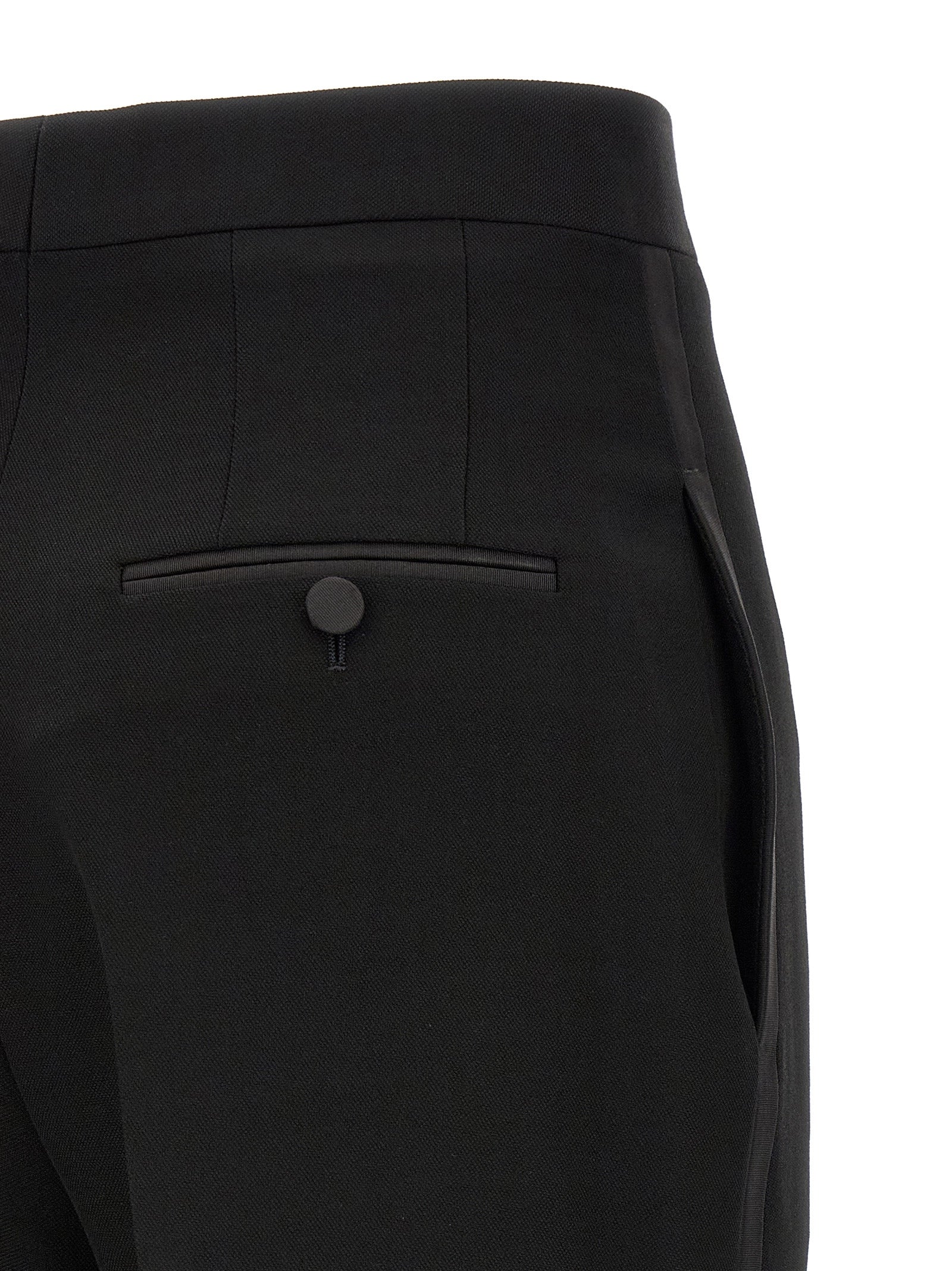 Black Wool Dress Pants