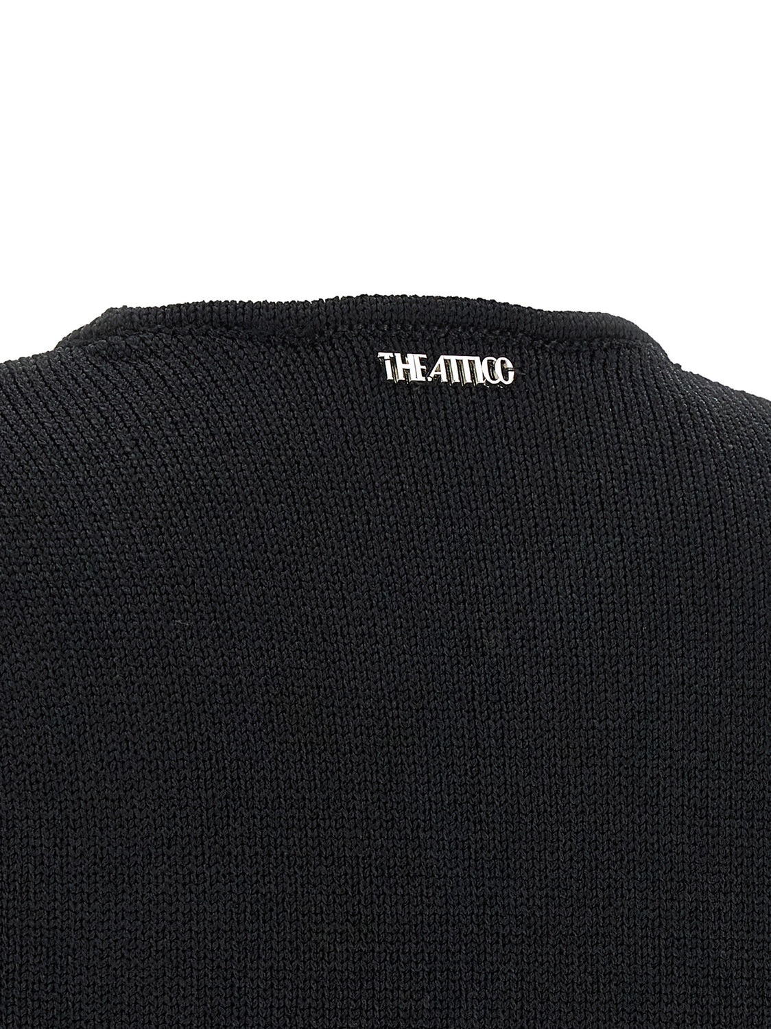 Black Viscose Short Dress