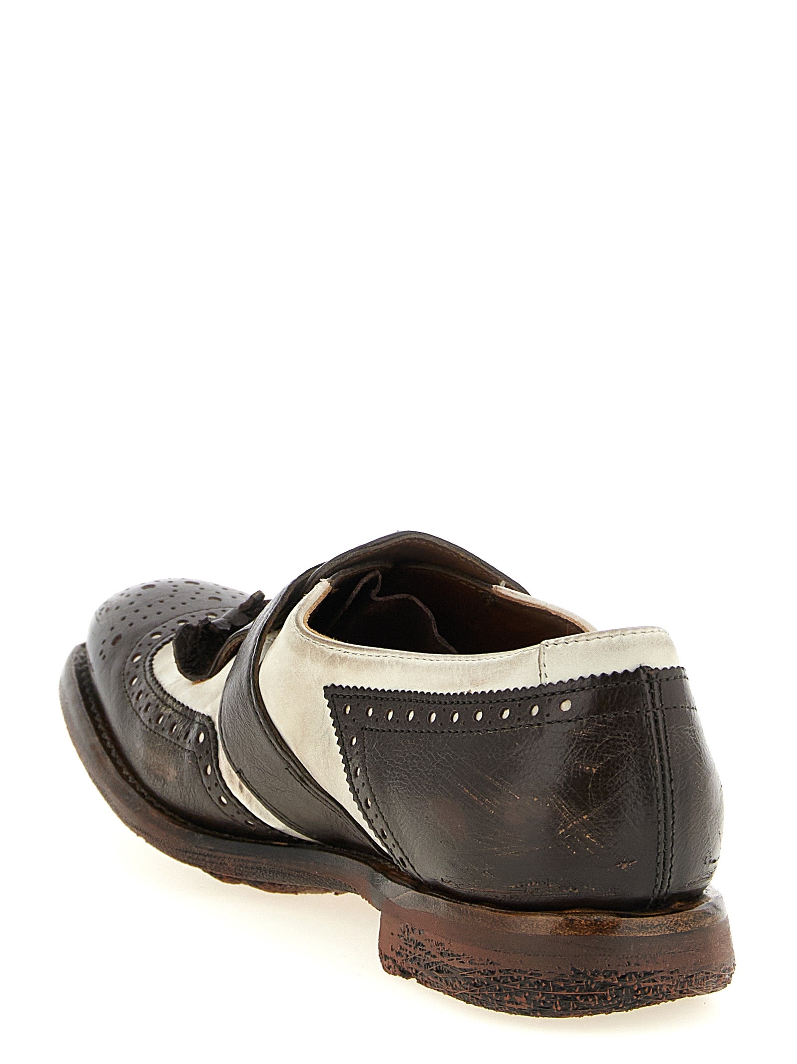 Brown Calfskin Oxfords And Derbies